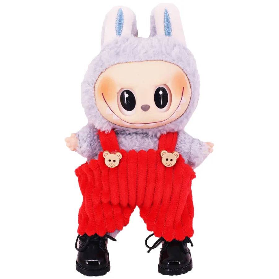 Doll Pants And Doll Shoes For Labubu 17cm Plush Doll Clothes Accessories - ToylandEU