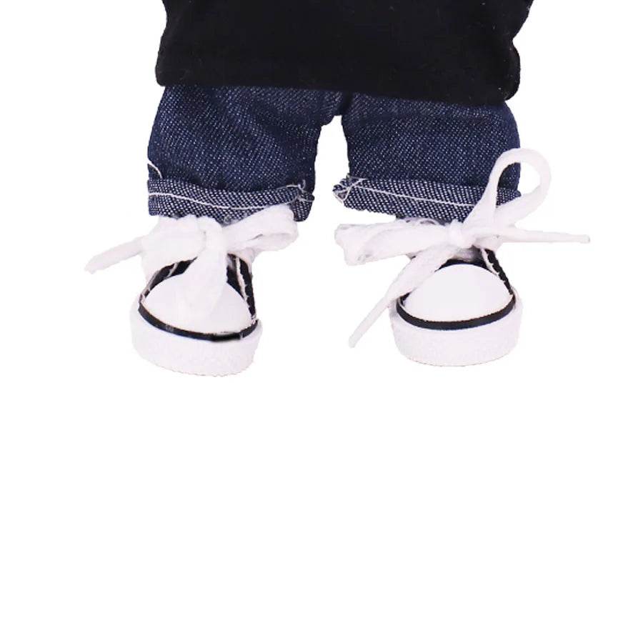 Doll Pants And Doll Shoes For Labubu 17cm Plush Doll Clothes Accessories - ToylandEU