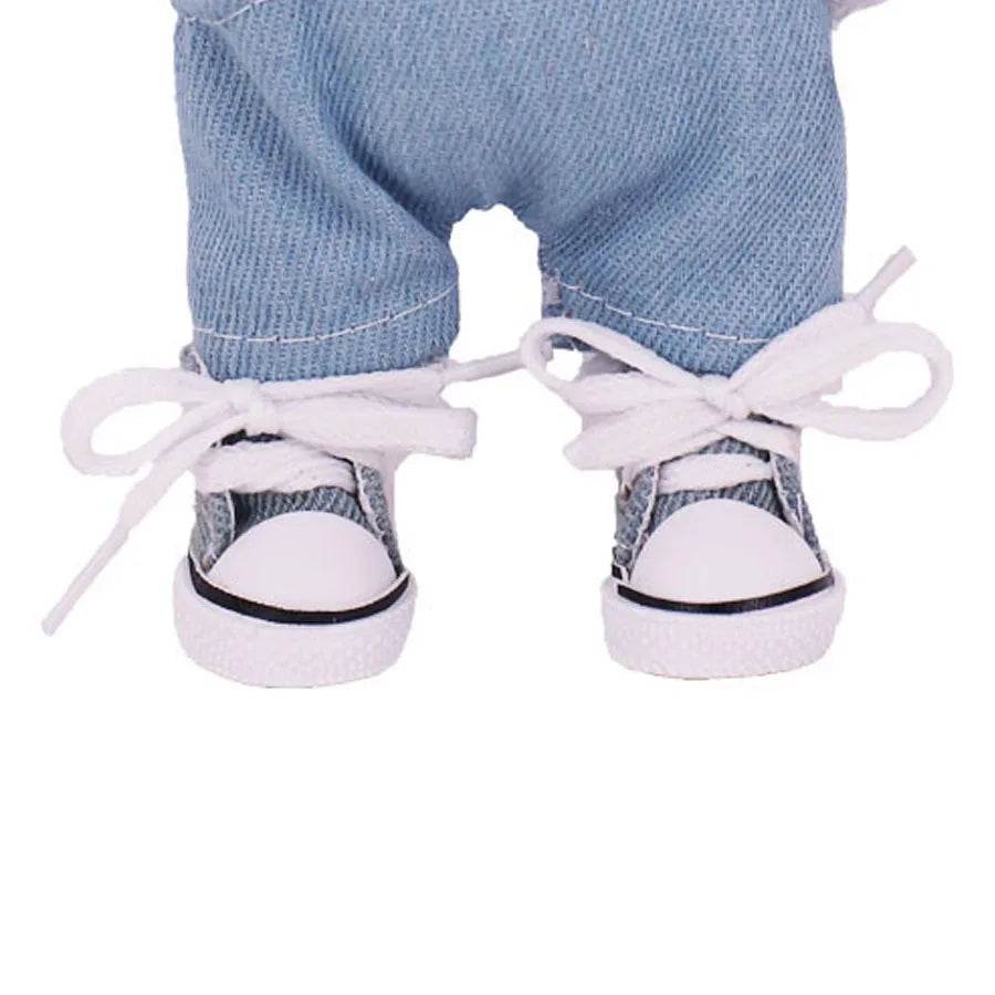 Doll Pants And Doll Shoes For Labubu 17cm Plush Doll Clothes Accessories - ToylandEU