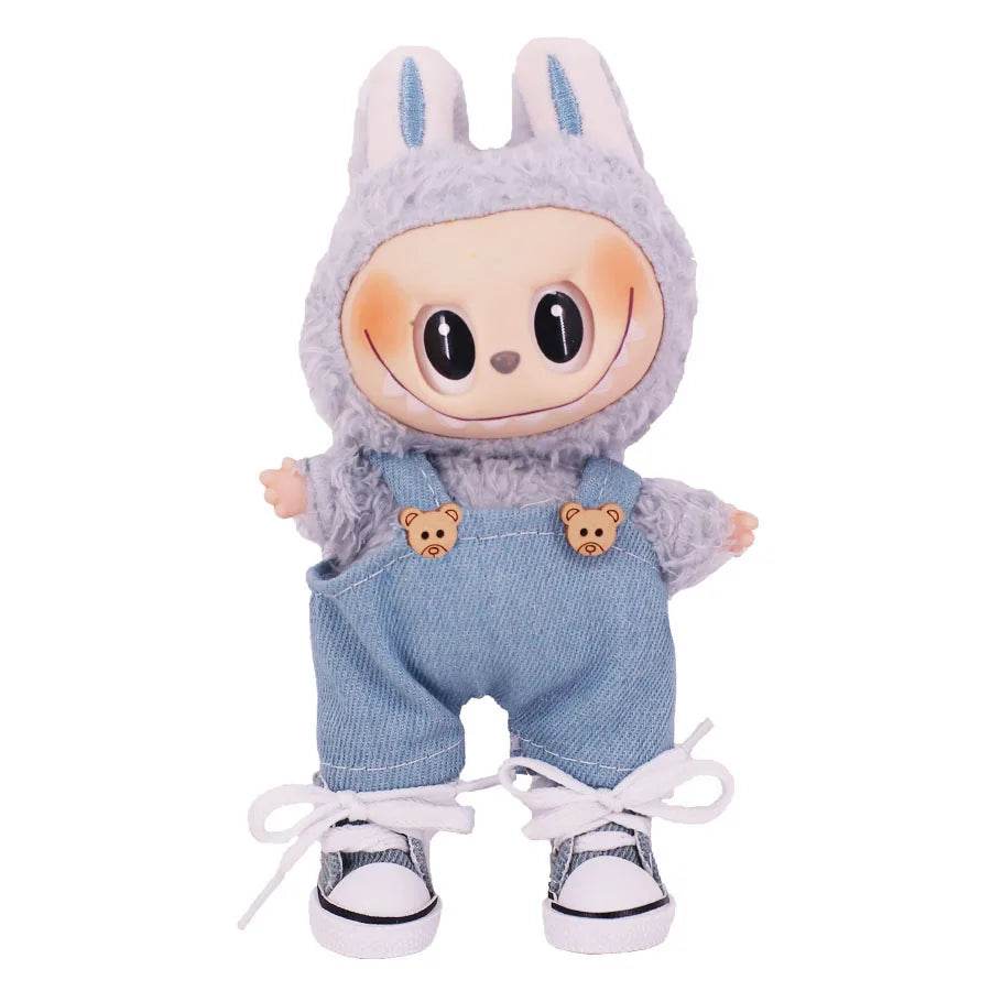 Doll Pants And Doll Shoes For Labubu 17cm Plush Doll Clothes Accessories - ToylandEU