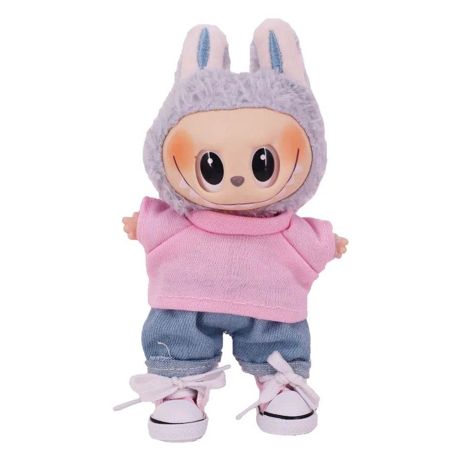 Doll Pants And Doll Shoes For Labubu 17cm Plush Doll Clothes Accessories - ToylandEU