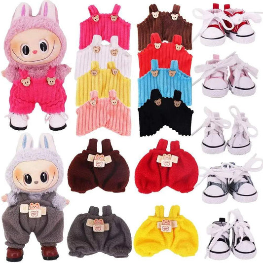  Doll Pants and Shoes for Labubu 17cm Plush Doll Toys -  ToylandEU™