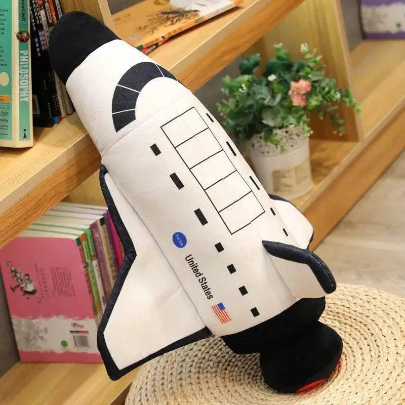  Plush Astronaut Spaceship Toy 1pc Stuffed Soft Doll Cartoon Pillow for Kids Creative Boys Birthday Gift -  ToylandEU™
