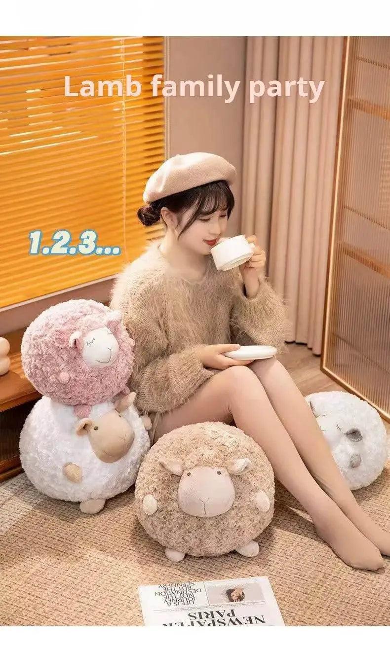 Plush Sheep Doll for Christmas and Thanksgiving Gift Cute Animal Toy Soft Ball 28cm -  ToylandEU™