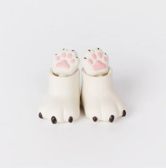  Doll Shoes 1:12 | Cat Claw Shoes 2Pcs | Toylandeu™ 