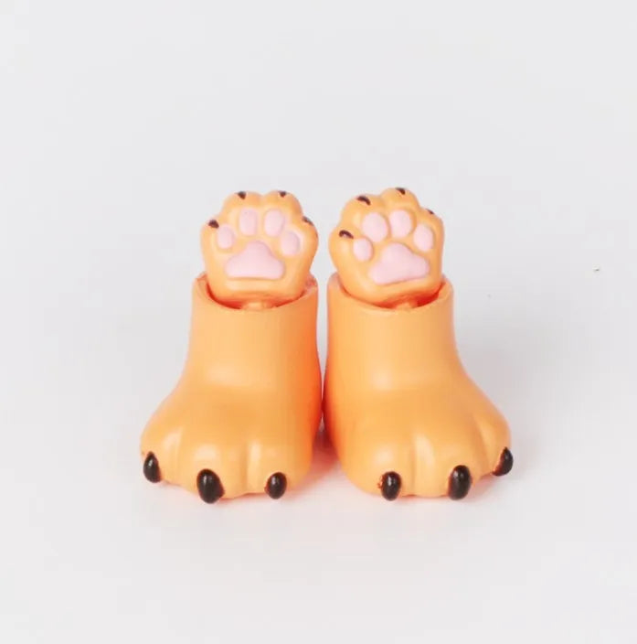  Doll Shoes 1:12 | Cat Claw Shoes 2Pcs | Toylandeu™ 