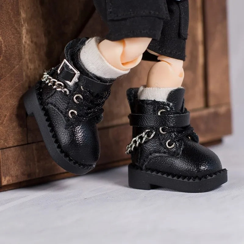  Doll Shoes | 1 12 Scale Leather Boots | Toylandeu™ 