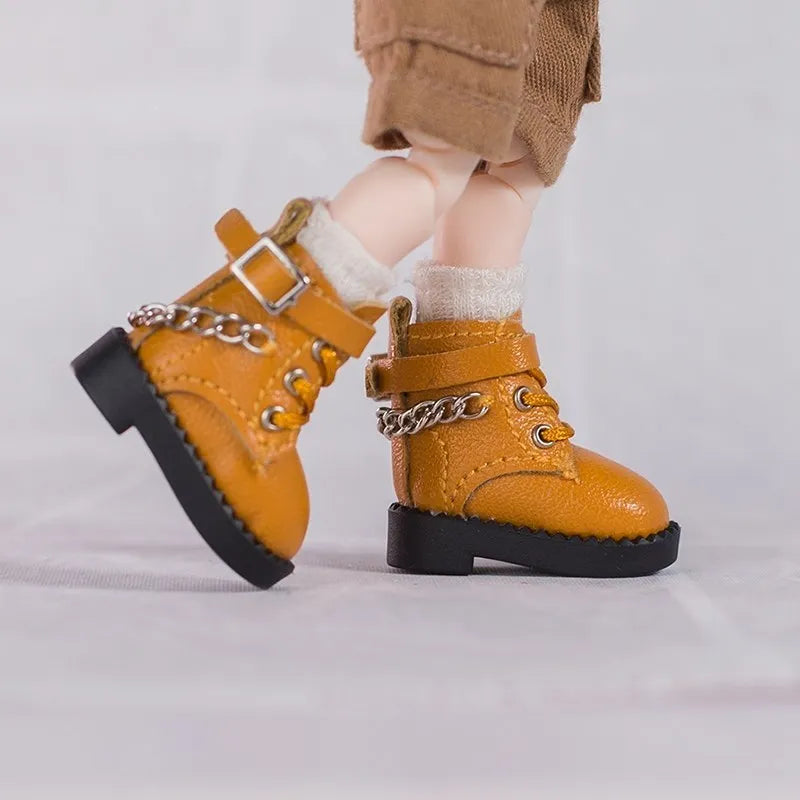  Doll Shoes | 1 12 Scale Leather Boots | Toylandeu™ 