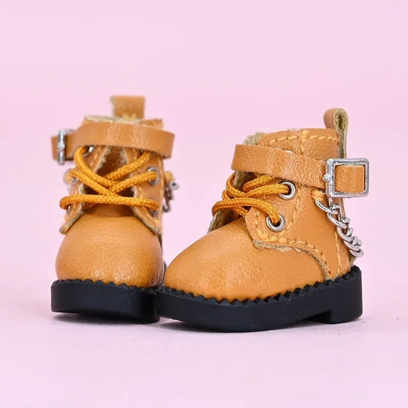  Doll Shoes | 1 12 Scale Leather Boots | Toylandeu™ 