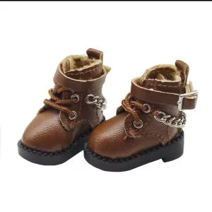  Doll Shoes | 1 12 Scale Leather Boots | Toylandeu™ 