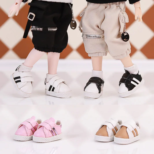  Doll Shoes | 1:12 Scale Low Top Velcro | Toylandeu™ 