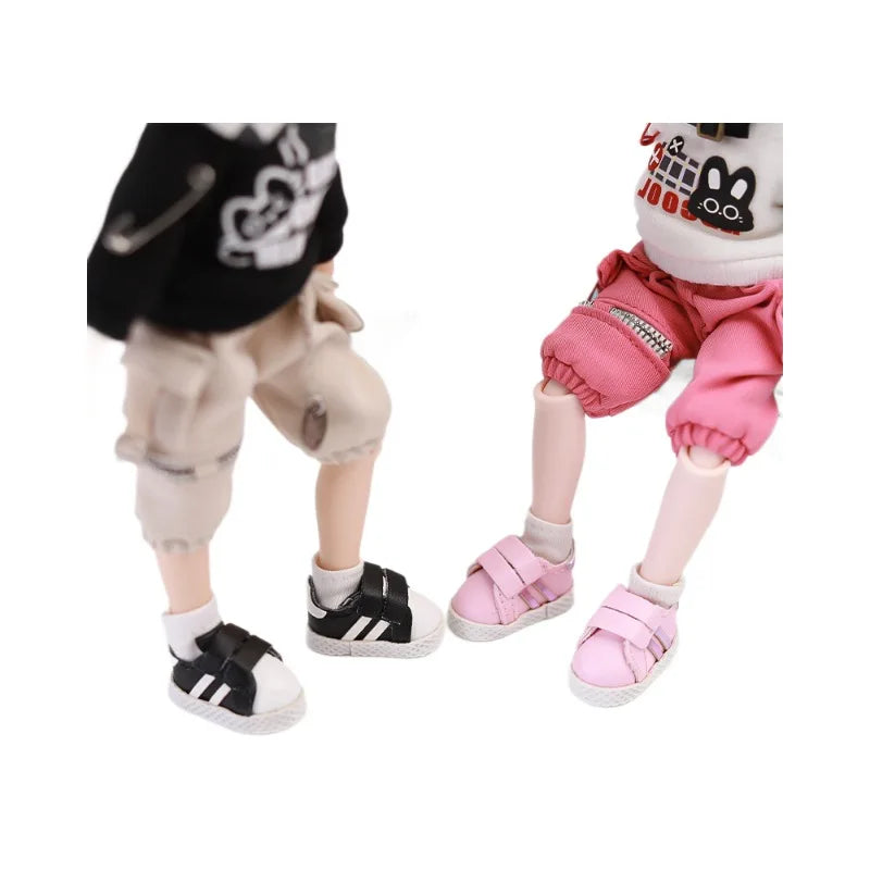  Doll Shoes | 1:12 Scale Low Top Velcro | Toylandeu™ 