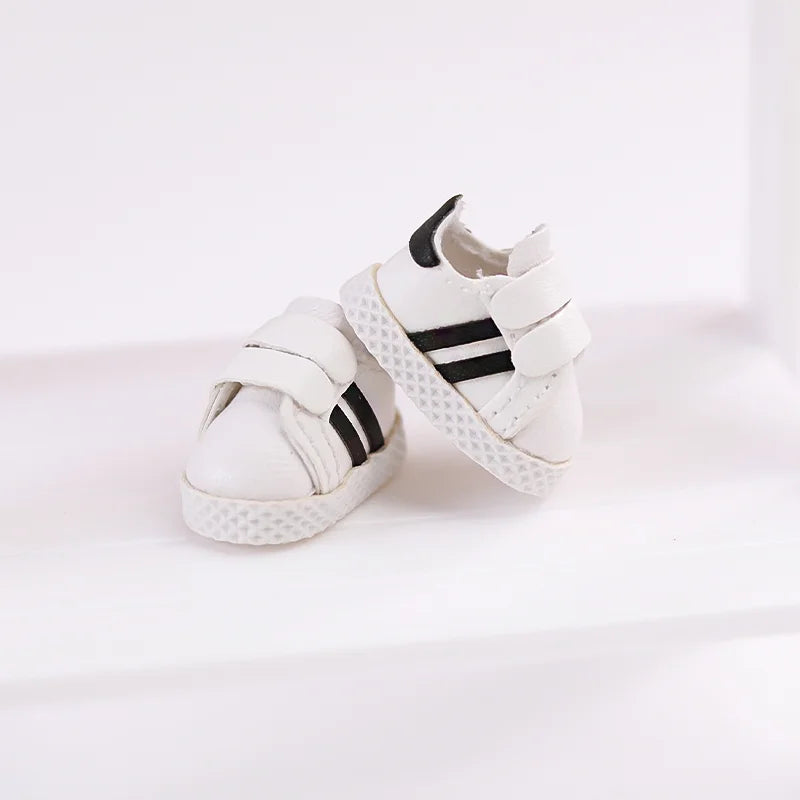  Doll Shoes | 1:12 Scale Low Top Velcro | Toylandeu™ 
