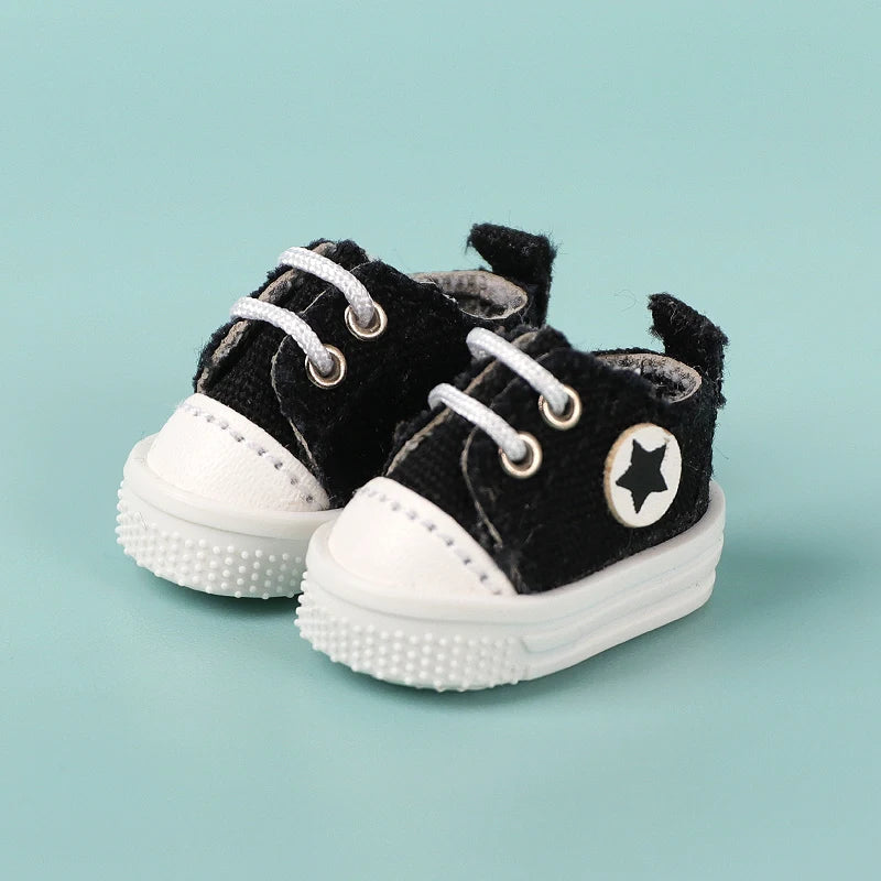  Doll Shoes | 1:12 Scale Low Top Velcro | Toylandeu™ 