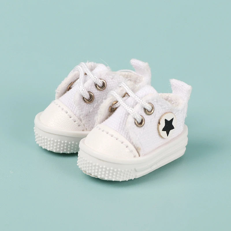 Doll Shoes | 1:12 Scale Low Top Velcro | Toylandeu™ 