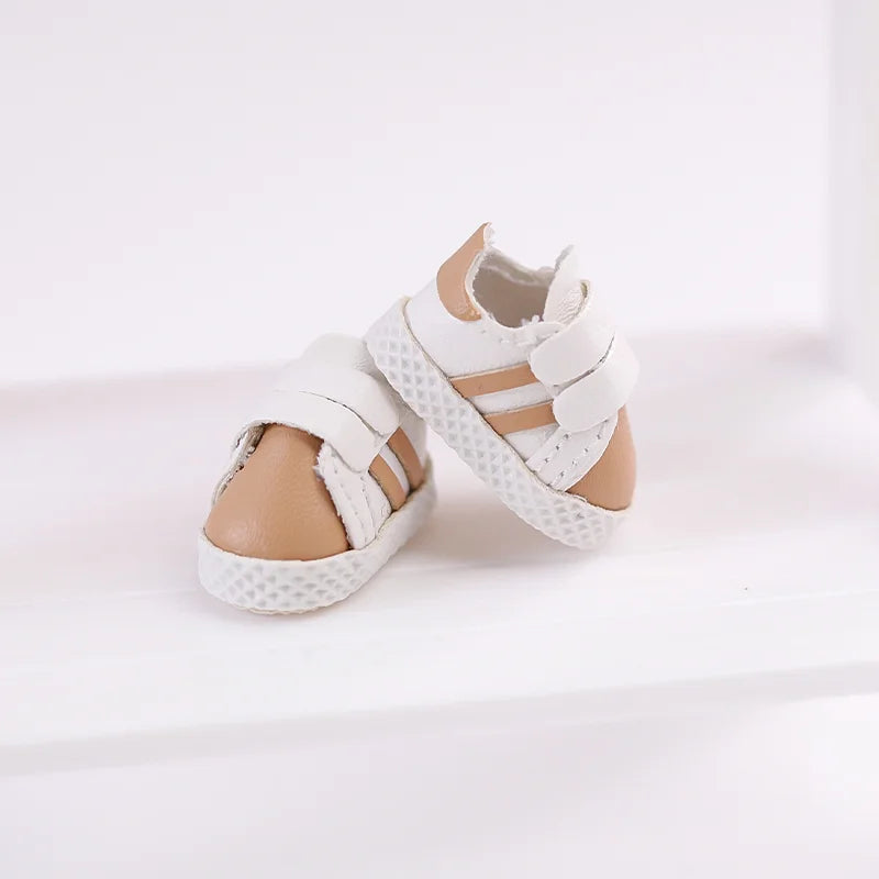  Doll Shoes | 1:12 Scale Low Top Velcro | Toylandeu™ 