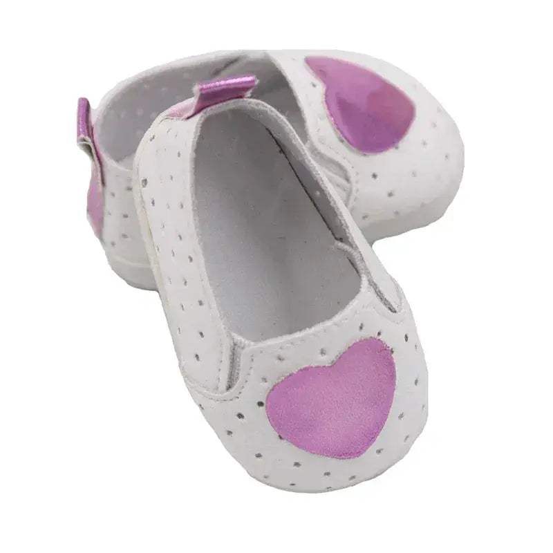 Doll Shoes 7cm Premium Cute Bow Skull Boots 18 Inch - ToylandEU