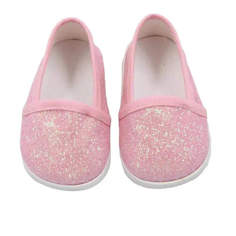 Doll Shoes 7cm Premium Cute Bow Skull Boots 18 Inch - ToylandEU