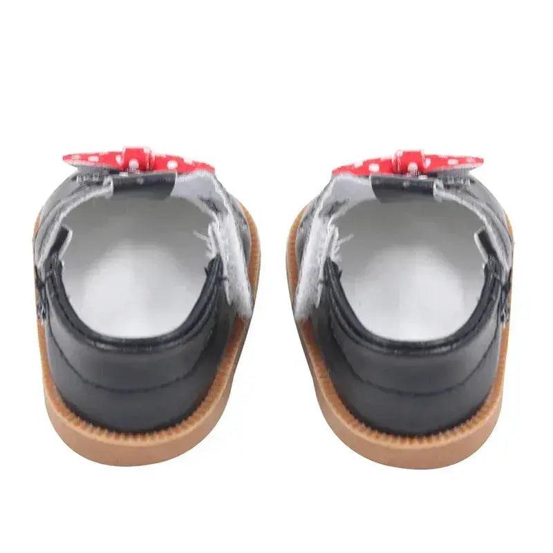  Doll Shoes for 18 Inch Dolls Premium Bow Skull Boots -  ToylandEU™