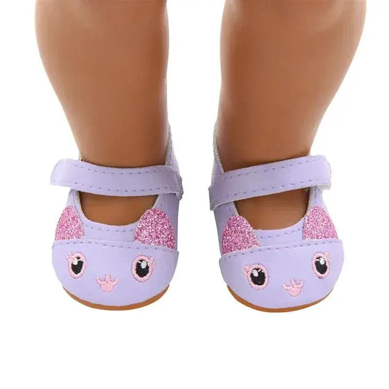  Doll Shoes for 18 Inch Dolls Premium Bow Skull Boots -  ToylandEU™