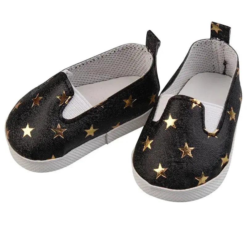 Doll Shoes for 18 Inch Dolls Premium Bow Skull Boots -  ToylandEU™