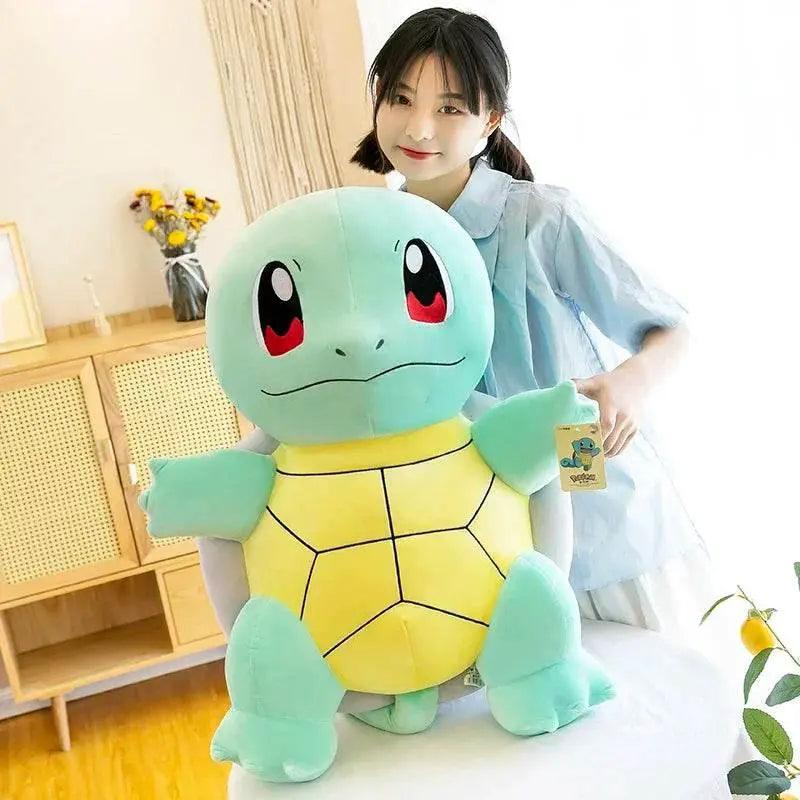  45cm Squirtle Plush Doll Big Size  Plush Toys Kawaii Stuffed Toys Cute Turtle Pillow Christmas Gift Toys for Boys Girls -  ToylandEU™