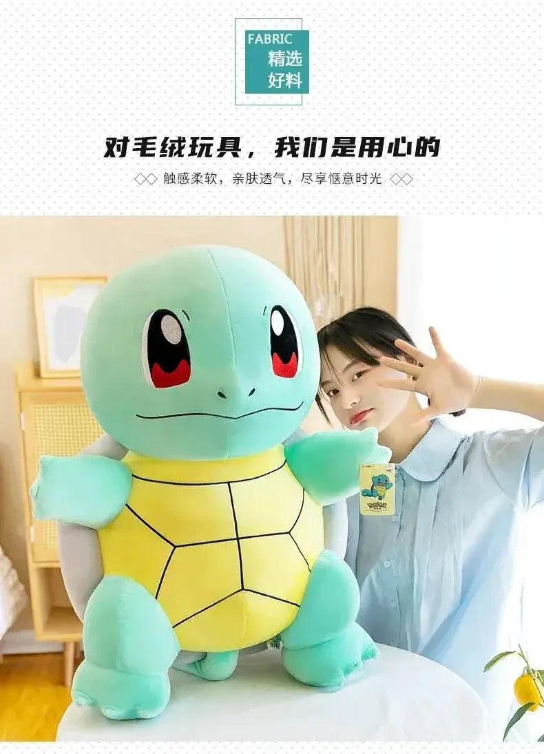  45cm Squirtle Plush Doll Big Size  Plush Toys Kawaii Stuffed Toys Cute Turtle Pillow Christmas Gift Toys for Boys Girls -  ToylandEU™