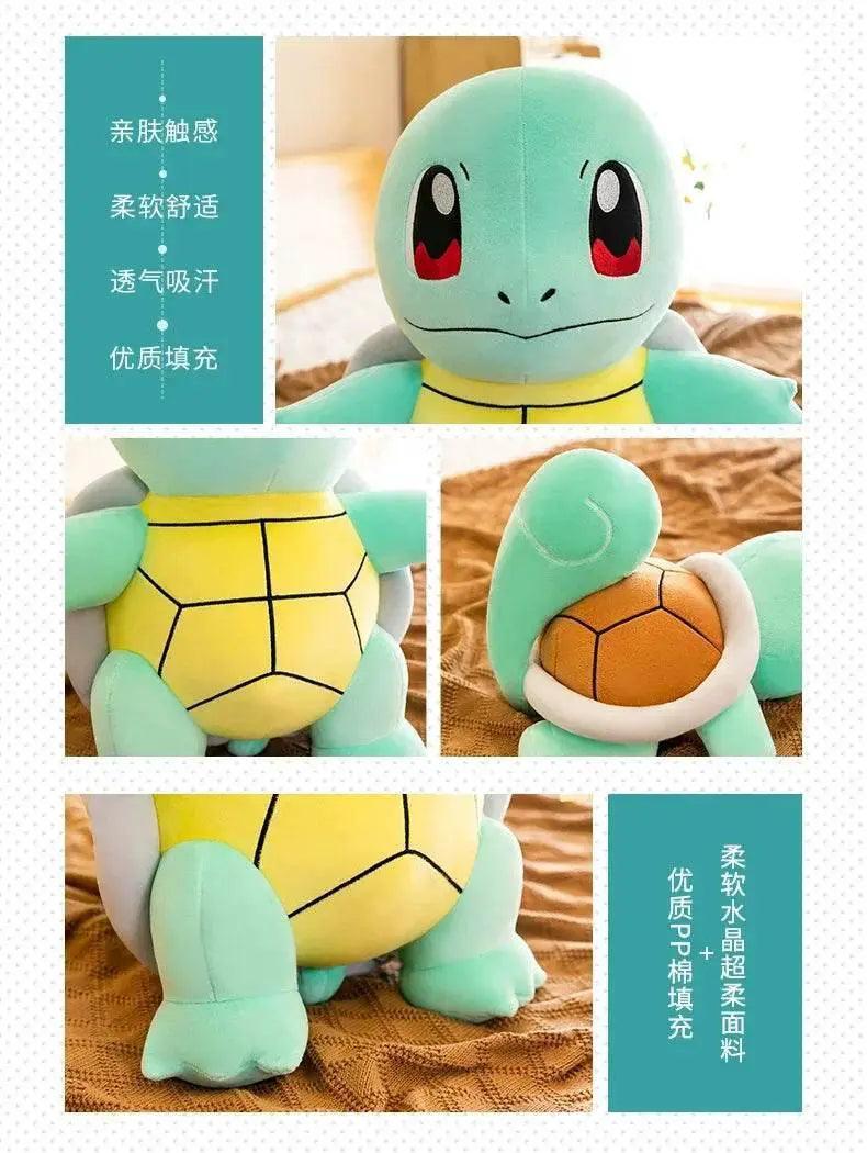  45cm Squirtle Plush Doll Big Size  Plush Toys Kawaii Stuffed Toys Cute Turtle Pillow Christmas Gift Toys for Boys Girls -  ToylandEU™