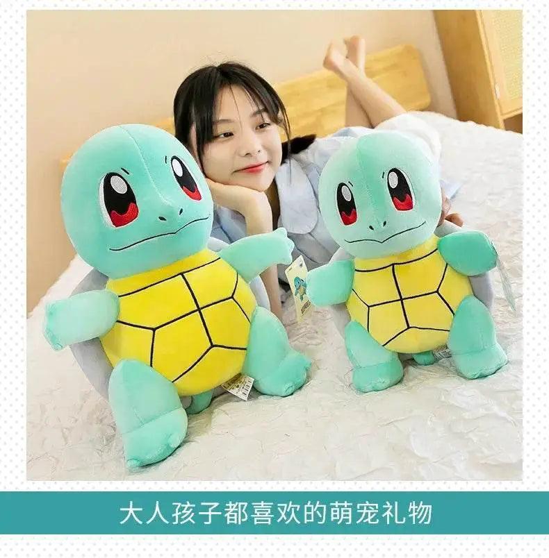  45cm Squirtle Plush Doll Big Size  Plush Toys Kawaii Stuffed Toys Cute Turtle Pillow Christmas Gift Toys for Boys Girls -  ToylandEU™