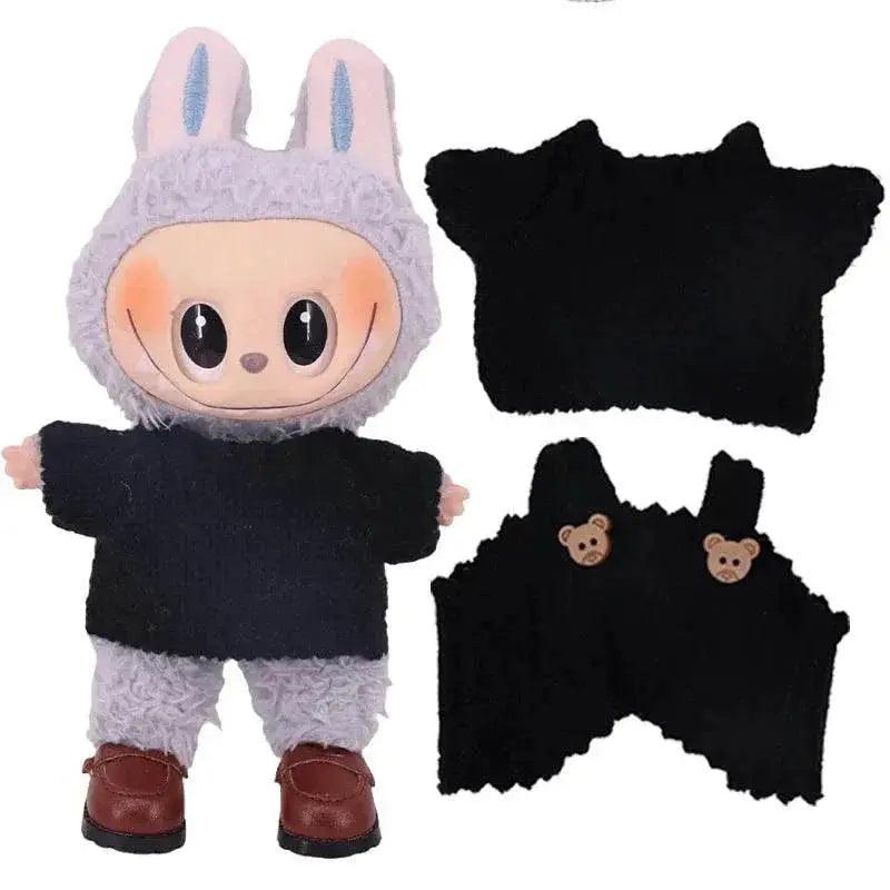  Doll Sweater Overall Shoes 3Pcs Set For 17cm Plush Doll -  ToylandEU™