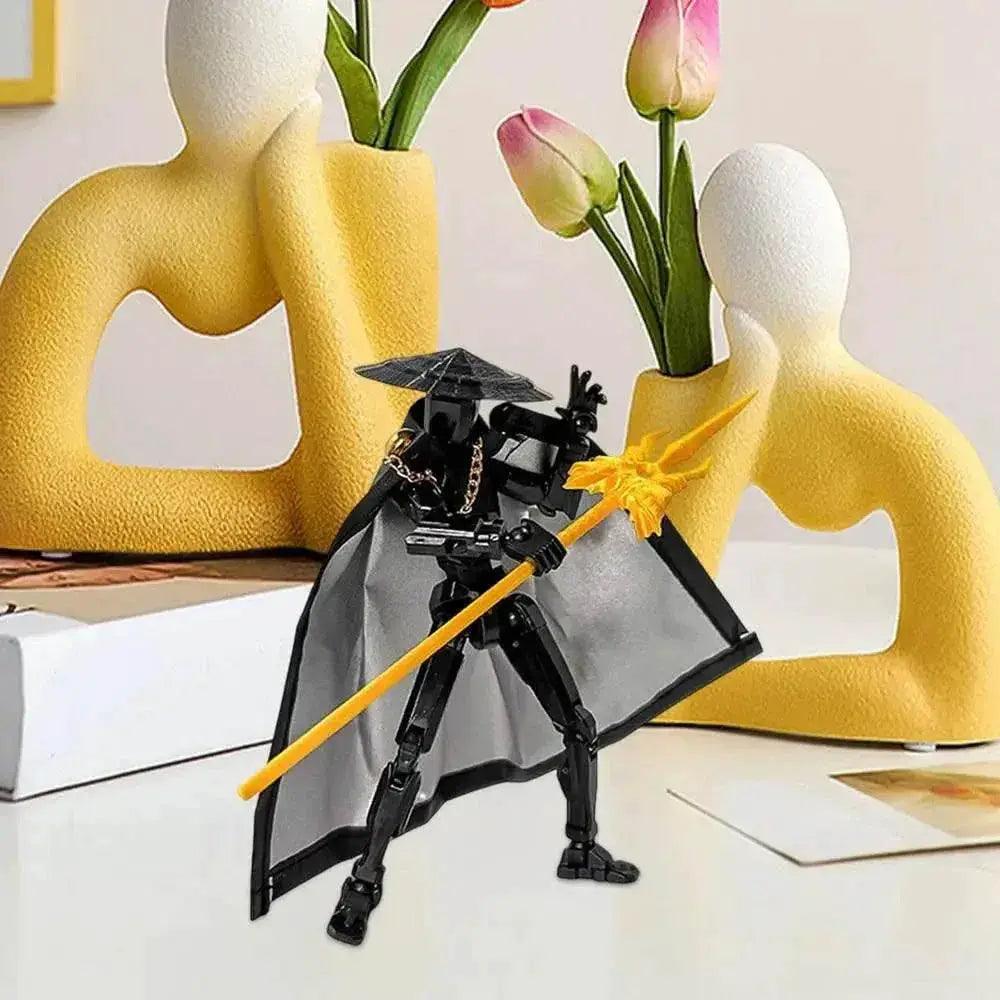  The Fifth Generation Multi-Jointed Movable Figure T13 Dummy Doll Kid Toys With Hat And Cloak Artistic Sense Collection Decor -  ToylandEU™
