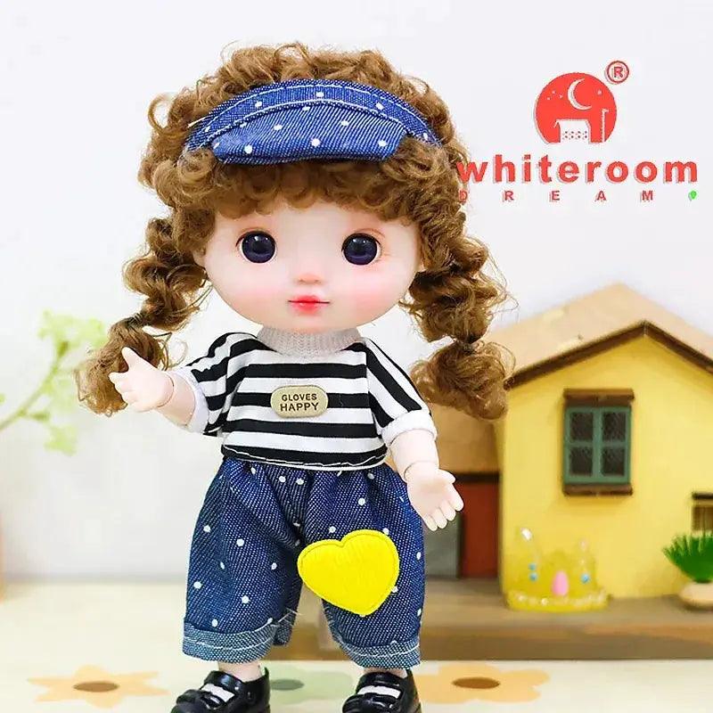  Twenty Two Cm BJD Doll With Large Head Adorable Toy -  ToylandEU™