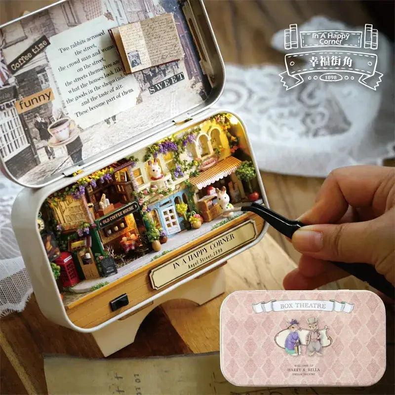  Wooden Doll House Box Theater With Miniature Furniture -  ToylandEU™