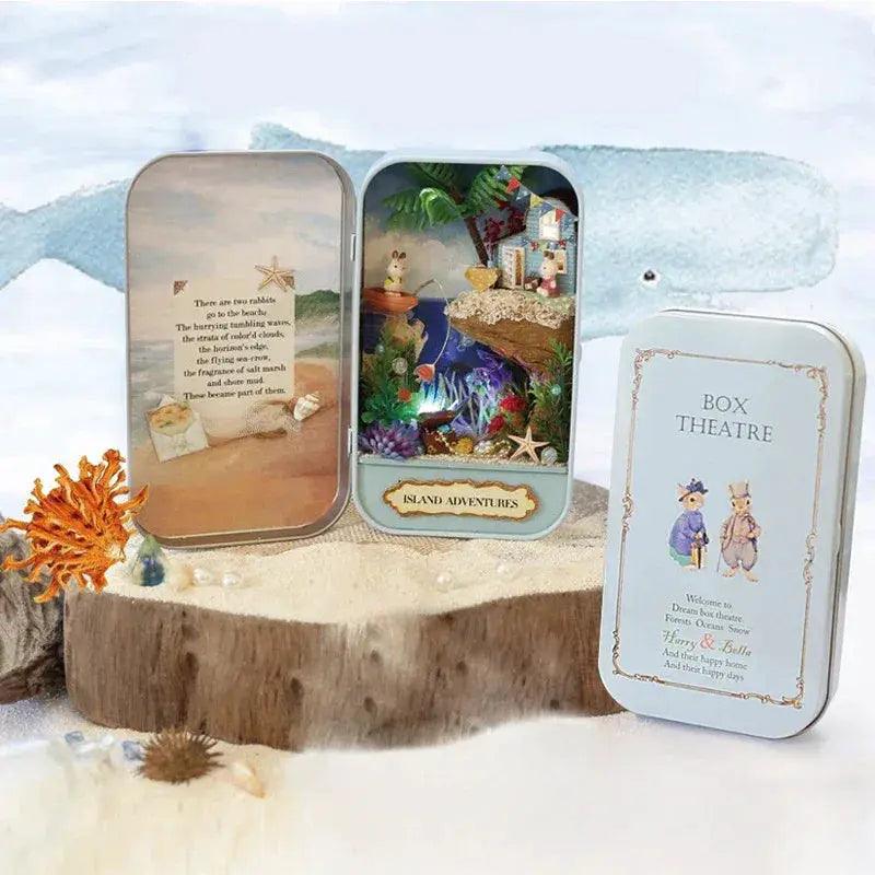  Wooden Doll House Box Theater With Miniature Furniture -  ToylandEU™