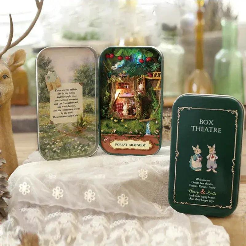  Wooden Doll House Box Theater With Miniature Furniture -  ToylandEU™
