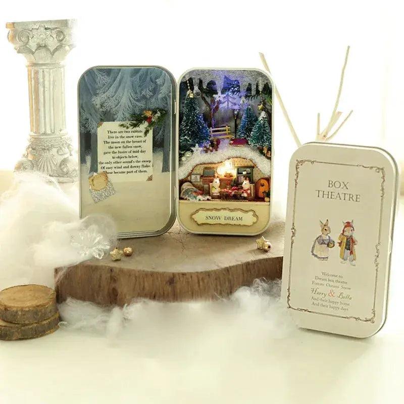  Wooden Doll House Box Theater With Miniature Furniture -  ToylandEU™