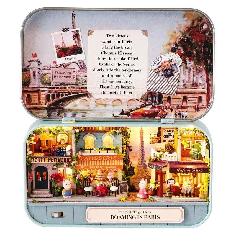  Wooden Doll House Box Theater With Miniature Furniture -  ToylandEU™