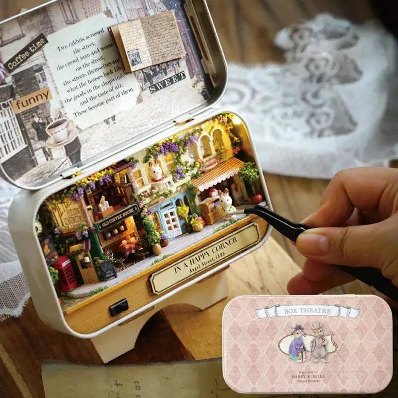  Wooden Doll House Box Theater With Miniature Furniture -  ToylandEU™