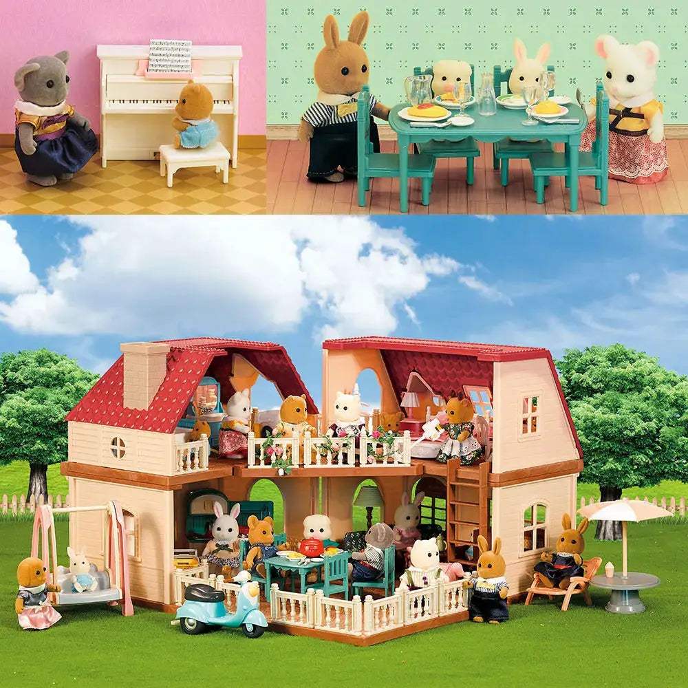 Dollhouse Furniture Set Forest Family Villa For Creative Play - ToylandEU