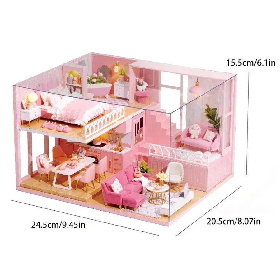  Miniature Dollhouse DIY Kit With Furniture For Kids Rooms -  ToylandEU™