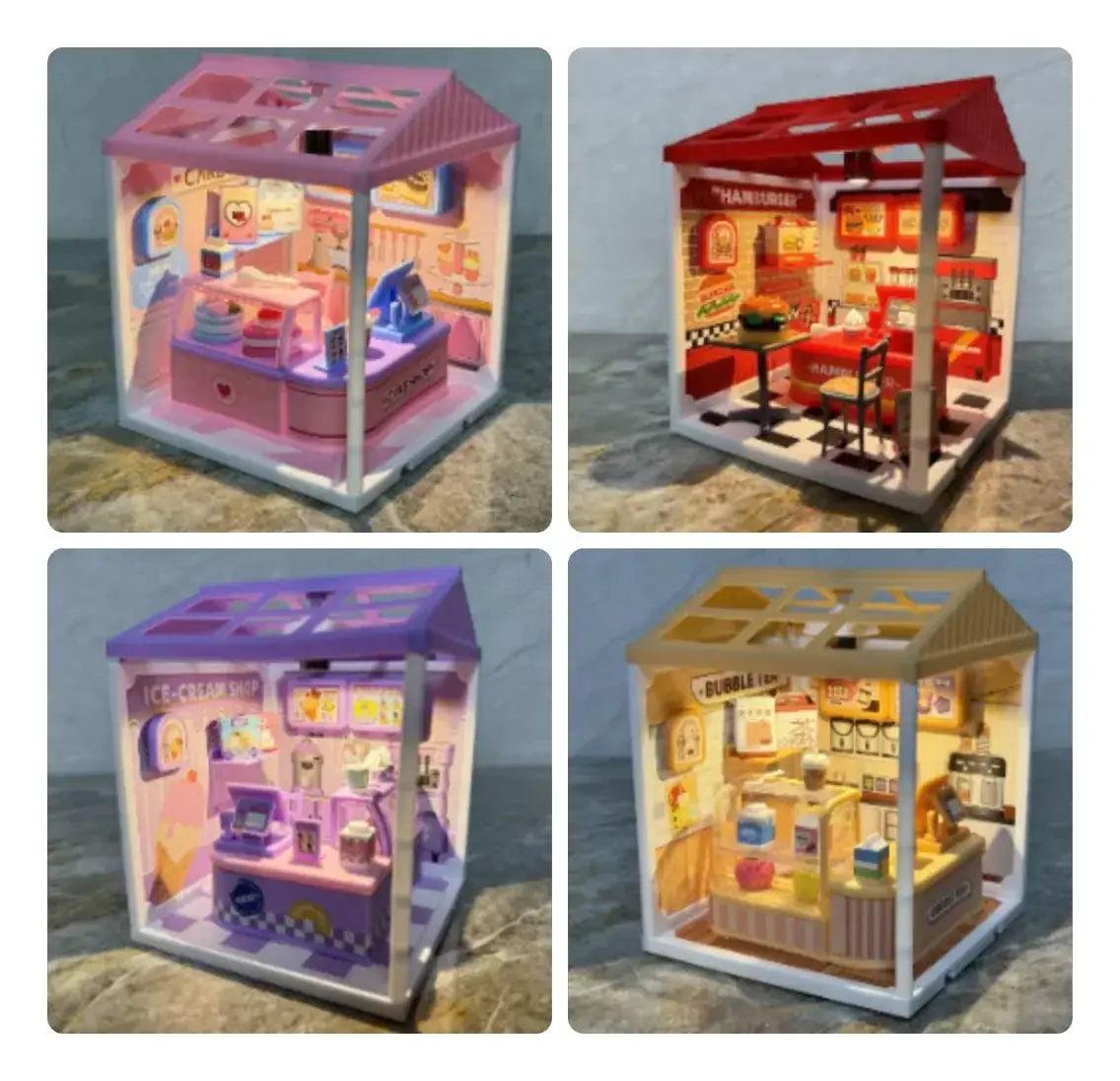  DIY Dollhouse Kit With LED Lights For Creative Kids -  ToylandEU™