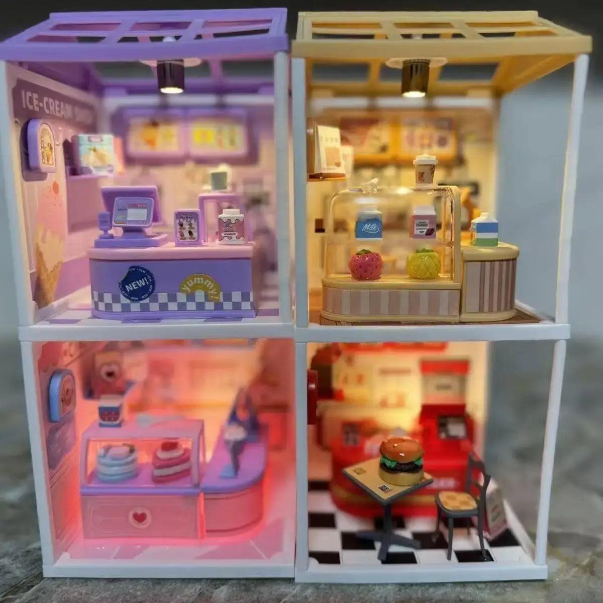  DIY Dollhouse Kit With LED Lights For Creative Kids -  ToylandEU™