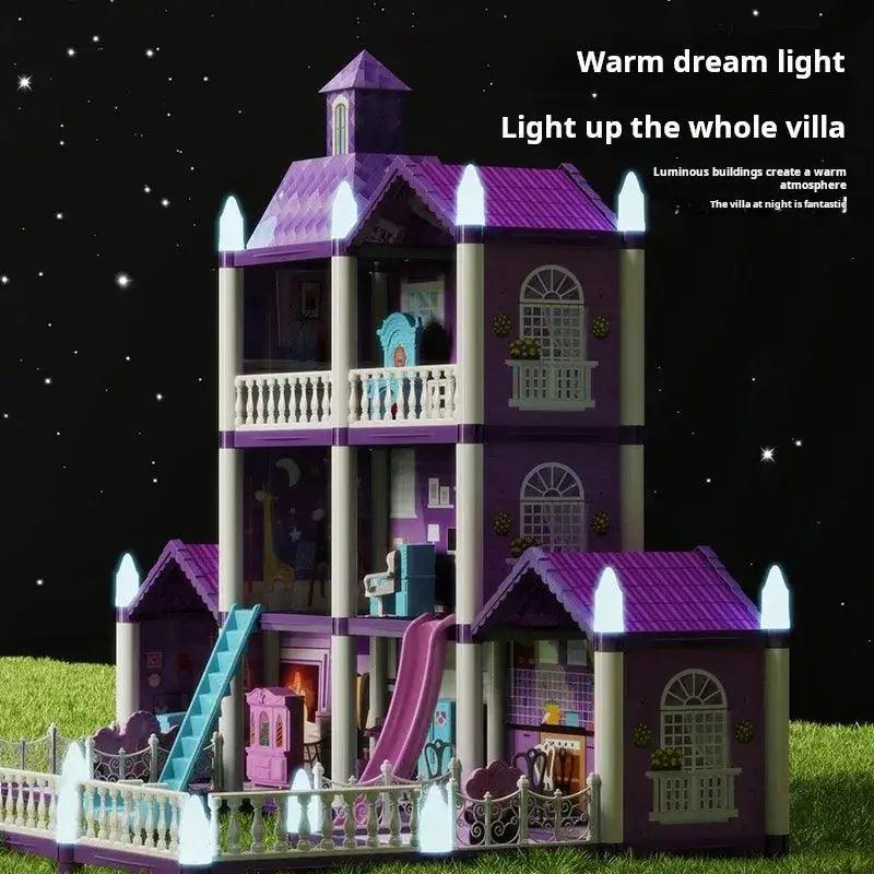  Princess Castle Dollhouse Kit For Girls Large DIY Villa -  ToylandEU™