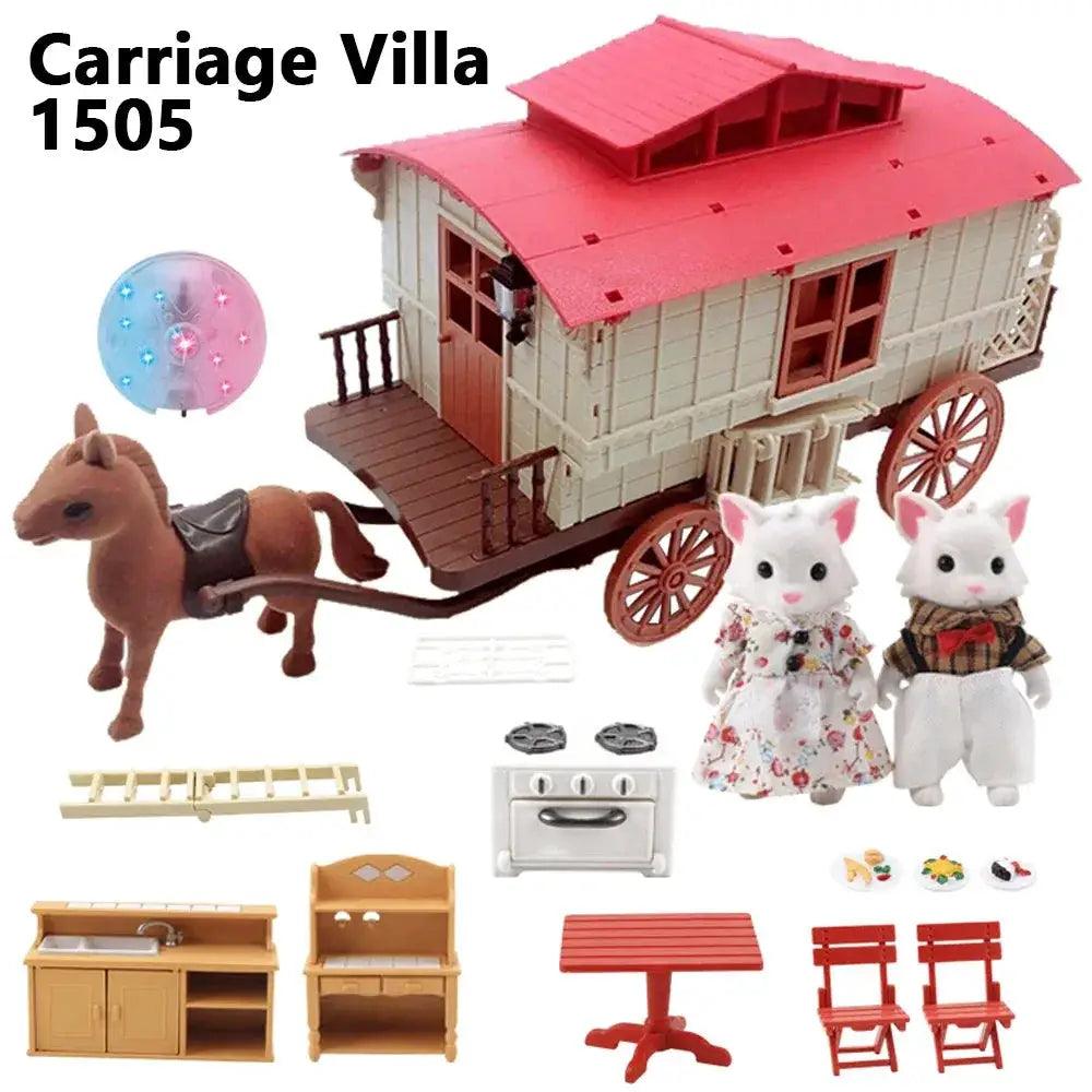  Deluxe Dollhouse Villa Set For Creative Miniature Play -  ToylandEU™