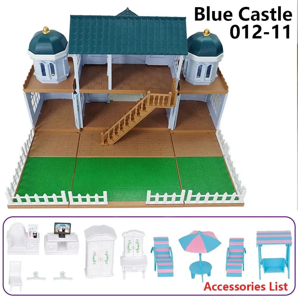  Deluxe Dollhouse Villa Set For Creative Miniature Play -  ToylandEU™