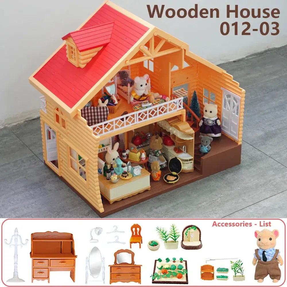  Deluxe Dollhouse Villa Set For Creative Miniature Play -  ToylandEU™