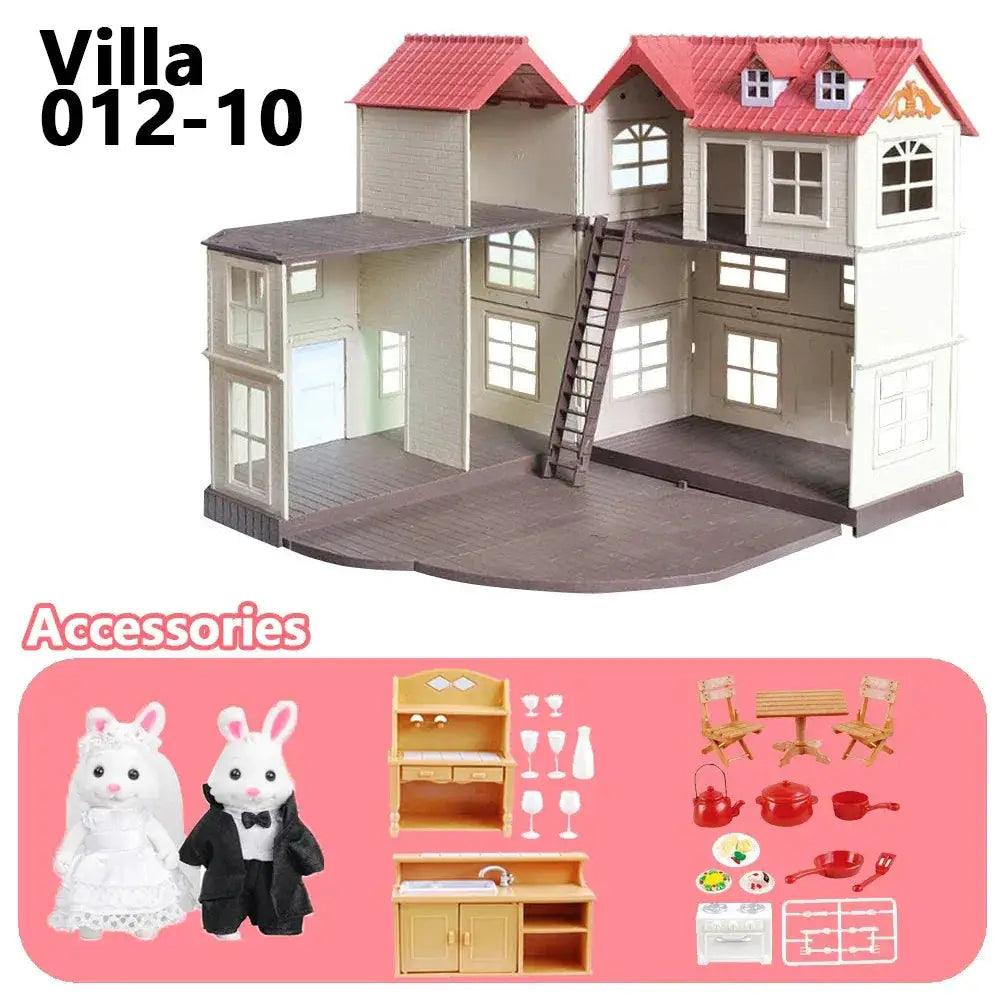  Deluxe Dollhouse Villa Set For Creative Miniature Play -  ToylandEU™