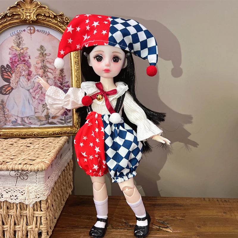 Dolls For Girls Ball Jointed Doll Toys Bjd 30cm Blue Eyes - ToylandEU