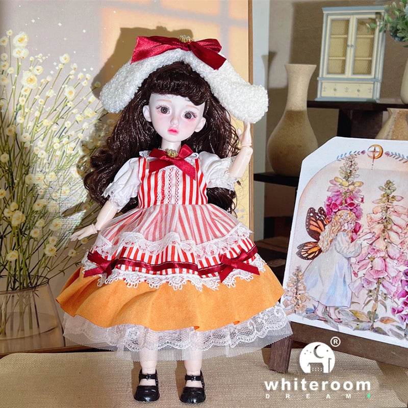 Dolls For Girls Ball Jointed Doll Toys Bjd 30cm Blue Eyes - ToylandEU