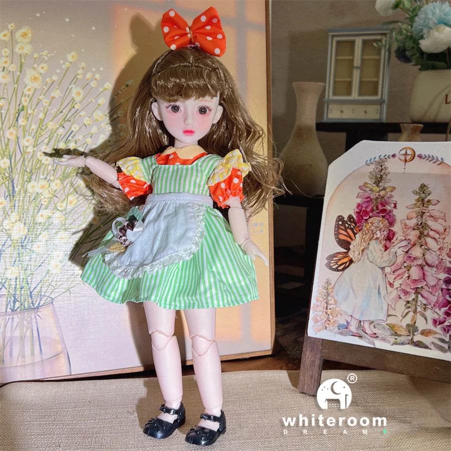 Dolls For Girls Ball Jointed Doll Toys Bjd 30cm Blue Eyes - ToylandEU